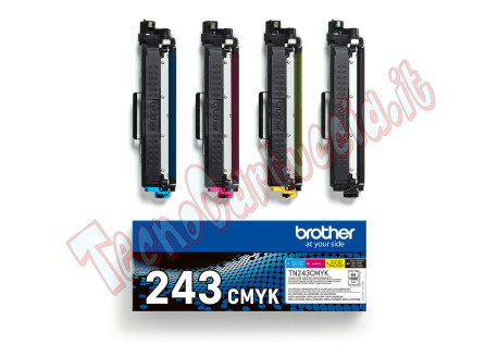 Brother - Multipack Toner - C/M/Y/K - TN243CMYK - 1.000 pag cad.