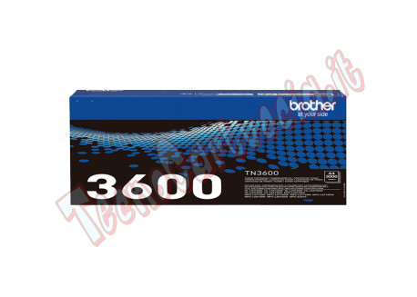 Brother - Toner- Nero - TN3600- 3.000 pag