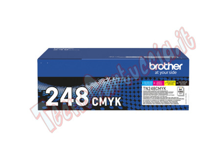 Brother originale - Value Pack Toner - BK/C/M/Y - TN248VAL - 1.000 pag