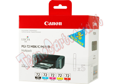Canon - Cartucce ink - K OP/C/M/Y/R - 6402B009
