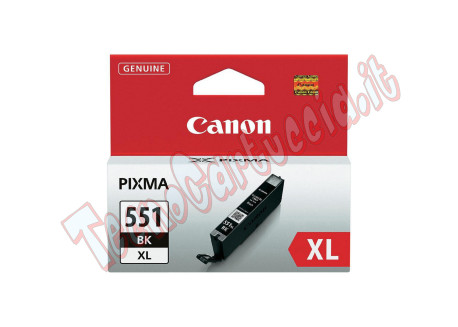 Canon - Cartuccia ink - CLI-551 XL - Nero - 6443B001 - 11ml - 1.125 foto