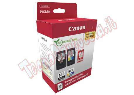 Canon - Cartuccia Ink PG-540/CL-541 - con Confezione Fogli - 5225B013