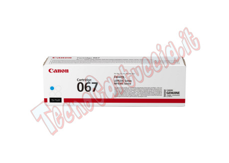 Canon - Toner originale 067 - Ciano - 5101C002 - 1.250 pag