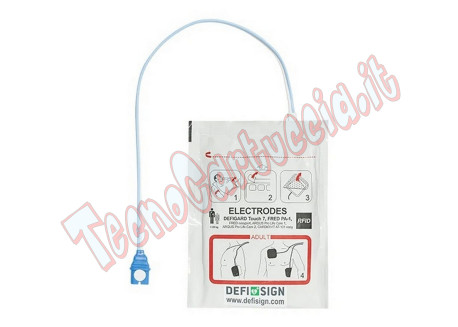 Elettrodi Adulti Defibrillatore Argus Pro LifeCare 1 / 2 Piastre Adulto Dura 3 anni DS-0-21-0040