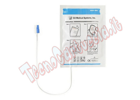 Elettrodi Adulti Defibrillatore Cu Medical Systems i-PAD NF1200 Piastre Adulto Dura 2 anni CUA0903PF