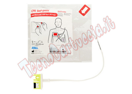 Elettrodi Adulti Defibrillatore Zoll Medical AED Plus / Pro CPRD Piastre Adulto 1,5 anni 8900-0402