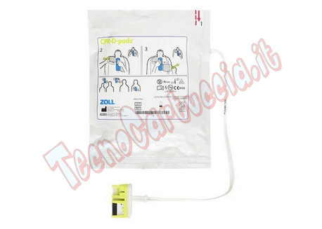Elettrodi Adulti Defibrillatore Zoll Medical AED Plus / Pro CPRD Piastre Adulto 5 anni 8900-0800-01
