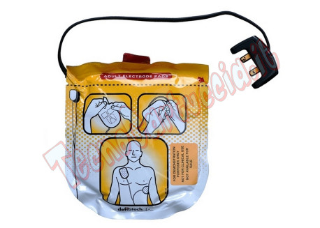 Elettrodi Adulti per Defibrillatore Defibtech Lifeline View Piastre Adulto Dura 2 anni DDP-2001