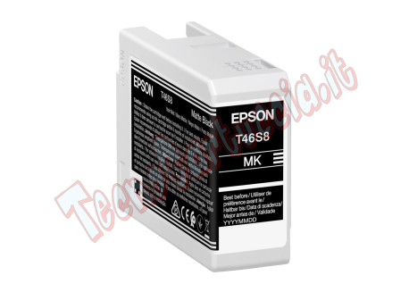 Epson - Cartuccia - UltraChrome Pro 10 - Nero Matte - C13T46S80N - 25 ml