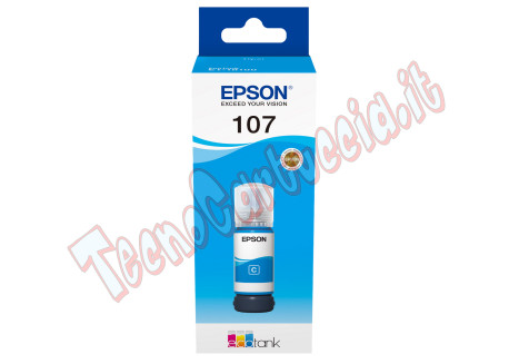 Epson - Cartuccia EcoTank 107 - Ciano - C13T09B240