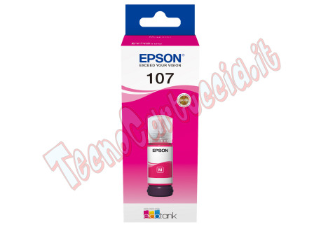 Epson - Cartuccia EcoTank 107 - Magenta - C13T09B340