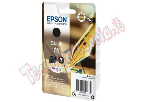 Epson - Cartuccia ink - 16 - Nero - C13T16214012 - 5,4ml