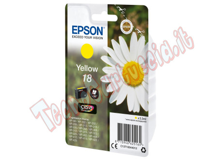 Epson - Cartuccia ink - 18 - Giallo - C13T18044012 - 3,3ml