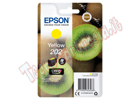 Epson - Cartuccia ink - 202 - Giallo - C13T02F44010 - 4,1ml