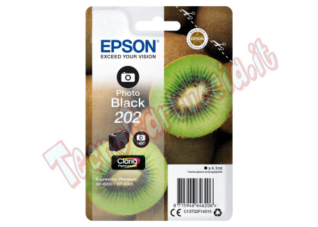 Epson - Cartuccia ink - 202 - Nero Photo - C13T02F14010 - 4,1ml