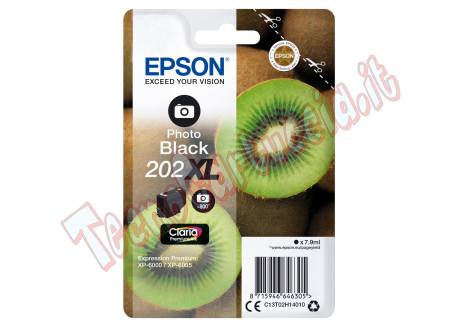 Epson - Cartuccia ink - 202XL - Nero Photo - C13T02H14010 - 7,9ml