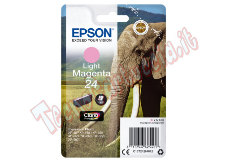 Epson - Cartuccia ink - 24 - Magenta chiaro - C13T24264012 - 5,1ml