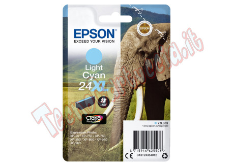 Epson - Cartuccia ink - 24XL - Ciano chiaro - C13T24354012 - 9,8ml