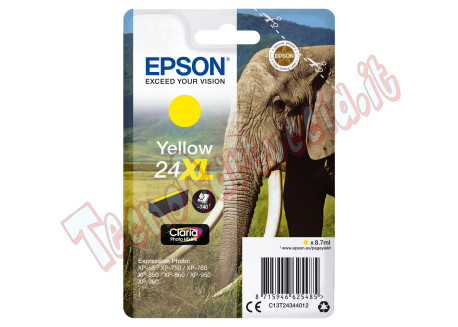 Epson - Cartuccia ink - 24XL - Giallo - C13T24344012 - 8,7ml