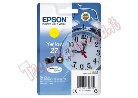 Epson - Cartuccia ink - 27 - Giallo - C13T27044012 - 3,6ml