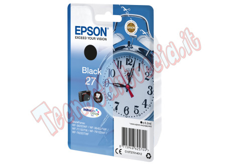 Epson - Cartuccia ink - 27 - Nero - C13T27014012 - 6,2ml