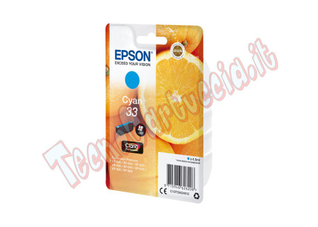 Epson - Cartuccia ink - 33 - Ciano - C13T33424012 - 6,4ml