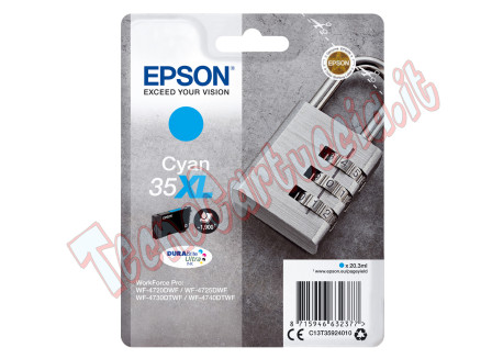 Epson - Cartuccia ink - 35XL - Ciano - C13T35924010 - 20,3ml