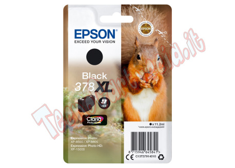 Epson - Cartuccia ink - 378XL - Nero - C13T37914010 - 11,2ml