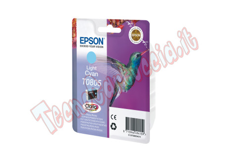 Epson - Cartuccia ink - Ciano chiaro - T0805 - C13T08054011 - 7,4ml