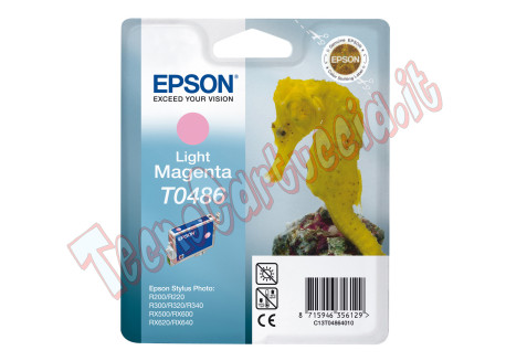Epson - Cartuccia ink - Magenta chiaro - T0486 - C13T04864010 - 13ml