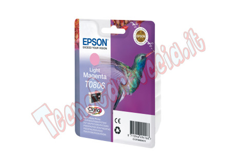Epson - Cartuccia ink - Magenta chiaro - T0806 - C13T08064011 - 7,4ml