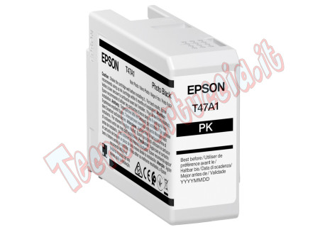 Epson - Cartuccia Photo UltraCrome Pro 10 - Nero - C13T47A100 - 50 ml