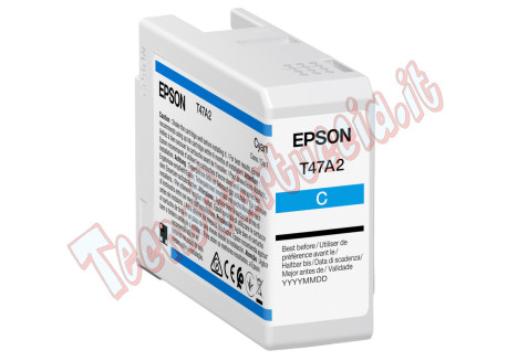 Epson - Cartuccia UltraCrome Pro 10 - Ciano - C13T47A200 - 50 ml