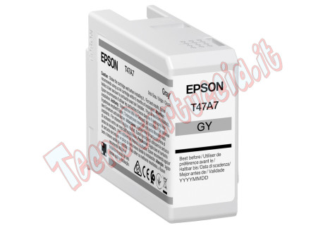 Epson - Cartuccia UltraCrome Pro 10 - Grigio - C13T47A700 - 50 ml
