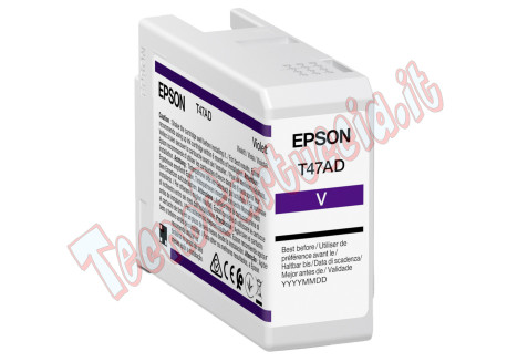 Epson - Cartuccia UltraCrome Pro 10 - Viola - C13T47AD00 - 50 ml