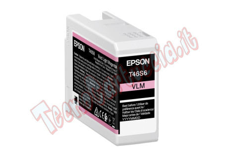 Epson - Cartuccia Vivid per UltraChrome Pro 10 T46S6 - Magenta - 25ml - C13T46S60N