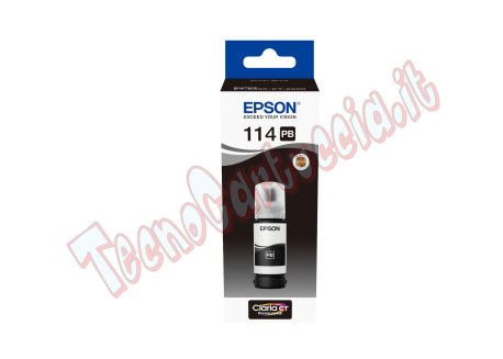 Epson - Eco Tank - 114 - Nero foto - C13T07B140 - 70 ml