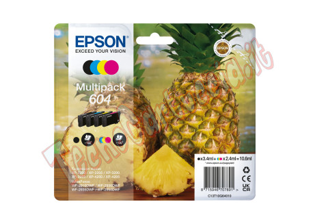 Epson - Multipack Cartucce - 604 - BK/C/M/G - C13T10G64010