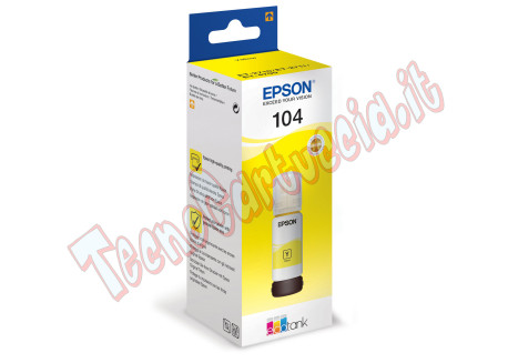 Epson - Tanica - 104 - Giallo - C13T00P440 - 65ml