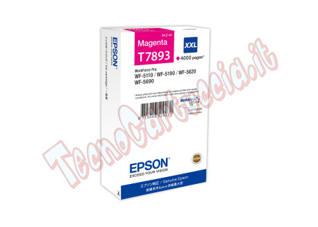 Epson - Tanica - Magenta - T7893 - C13T789340 - 34,2ml