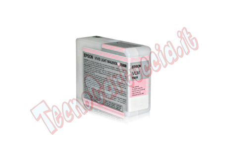Epson - Tanica - Magenta chiaro - T580B - C13T580B00 - 80ml
