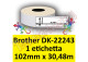 Etichette per Brother DK-22243 102 mm x 30,48 m 1et.