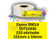 Etichette per Dymo 99014 S0722430 101 mm x 54 mm 220 et GIALLE