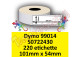 Etichette per Dymo 99014 S0722430 101 x 54 mm REMOVIBILE 220 et