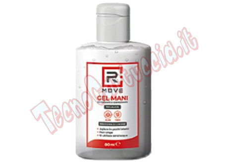 Gel Igienizzante mani 80ml antibatterico con dispenser tascabile