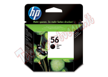 Hp - Cartuccia ink originale - 56 - Nero - C6656AE - 520 pag