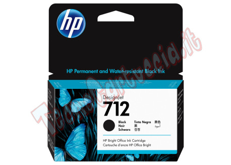 Hp - Cartuccia Ink originale - 712 - nero - 3ED70A - 38 ml