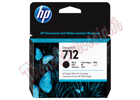 Hp - Cartuccia Ink originale - 712 - Nero - 3ED71A - 80 ml