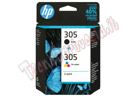 Hp - conf. combo 2 toner originale - 305 - C/M/Y/K - 6ZD17AE
