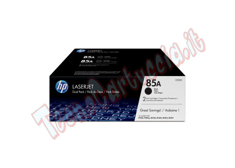 Hp - Confezione 2 Toner originali - 85A - Nero - CE285AD - 1.600 pag/cad